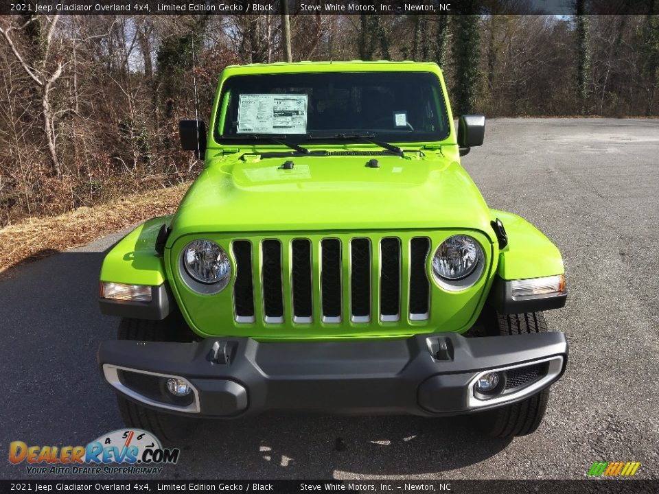 2021 Jeep Gladiator Overland 4x4 Limited Edition Gecko / Black Photo #3