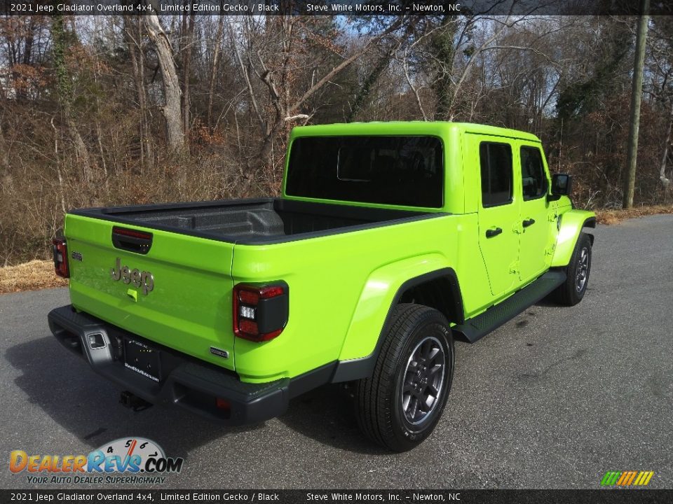 2021 Jeep Gladiator Overland 4x4 Limited Edition Gecko / Black Photo #6