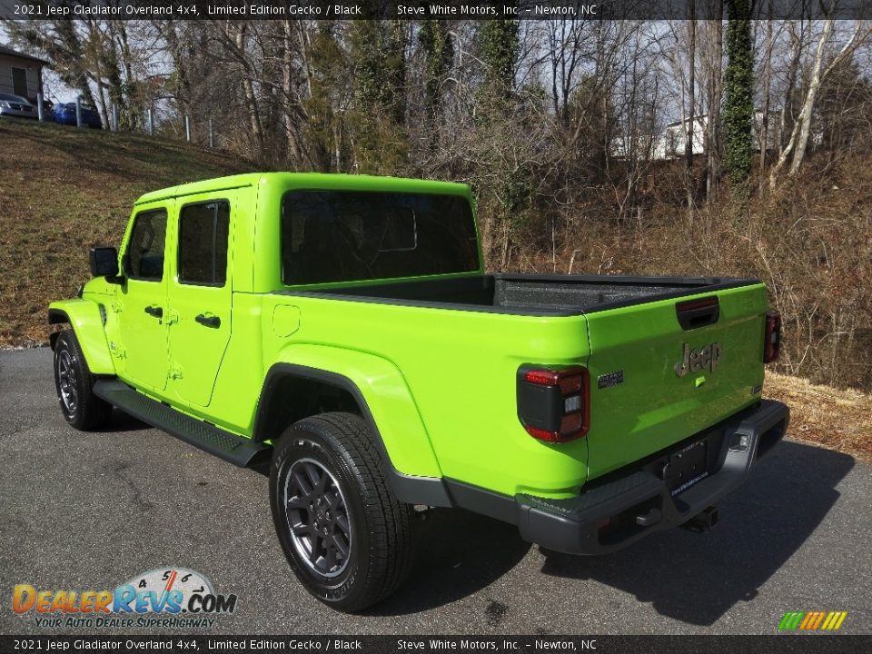 2021 Jeep Gladiator Overland 4x4 Limited Edition Gecko / Black Photo #9