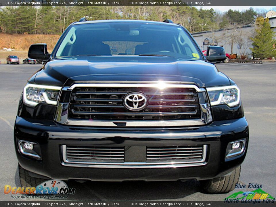 2019 Toyota Sequoia TRD Sport 4x4 Midnight Black Metallic / Black Photo #8