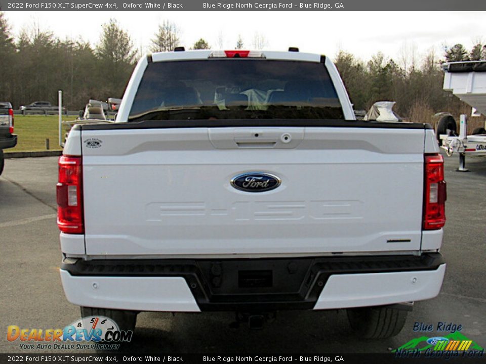 2022 Ford F150 XLT SuperCrew 4x4 Oxford White / Black Photo #4