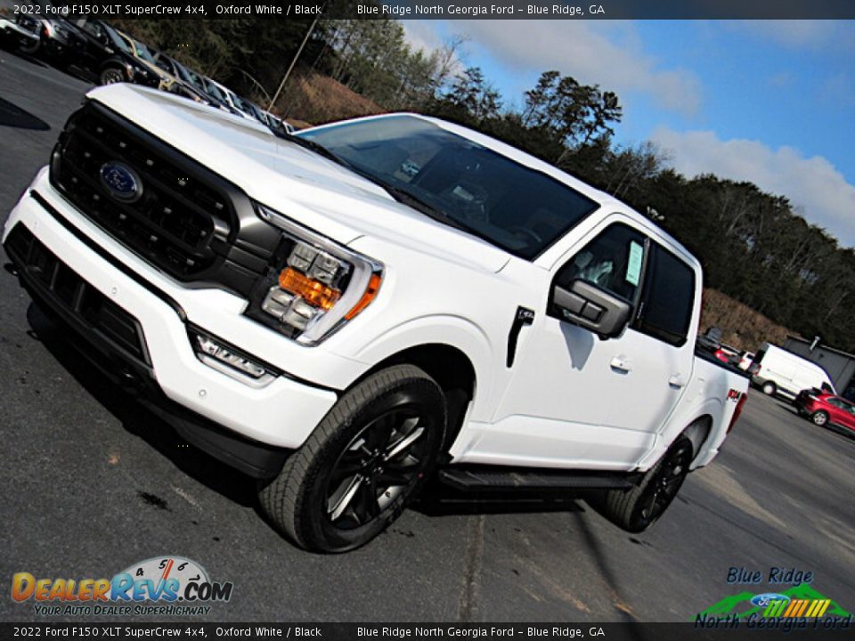 2022 Ford F150 XLT SuperCrew 4x4 Oxford White / Black Photo #29