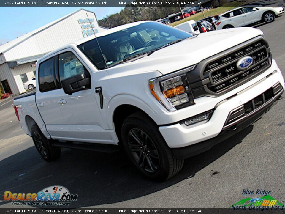 2022 Ford F150 XLT SuperCrew 4x4 Oxford White / Black Photo #30