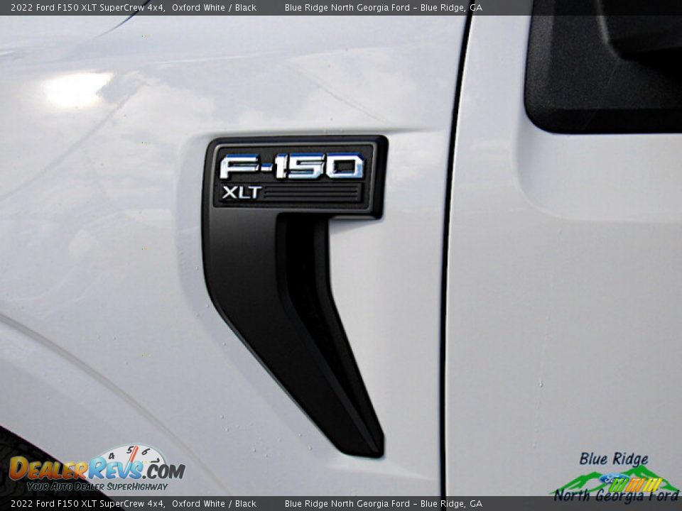 2022 Ford F150 XLT SuperCrew 4x4 Oxford White / Black Photo #33