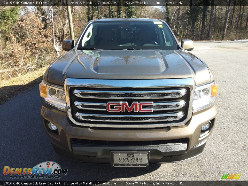 2016 GMC Canyon SLE Crew Cab 4x4 Bronze Alloy Metallic / Cocoa/Dune Photo #3