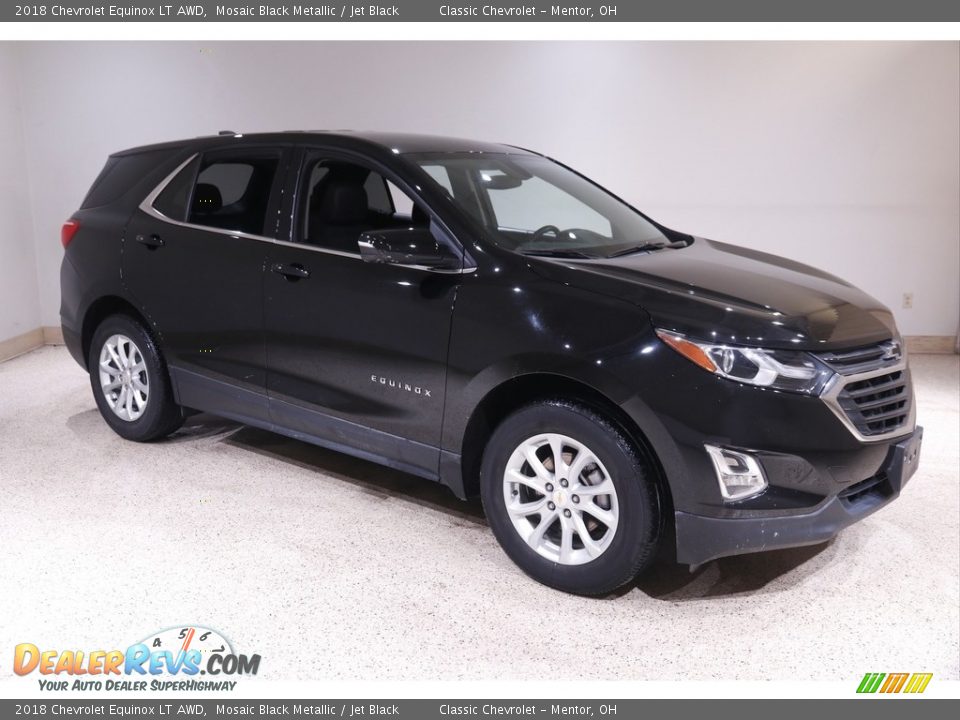 2018 Chevrolet Equinox LT AWD Mosaic Black Metallic / Jet Black Photo #1