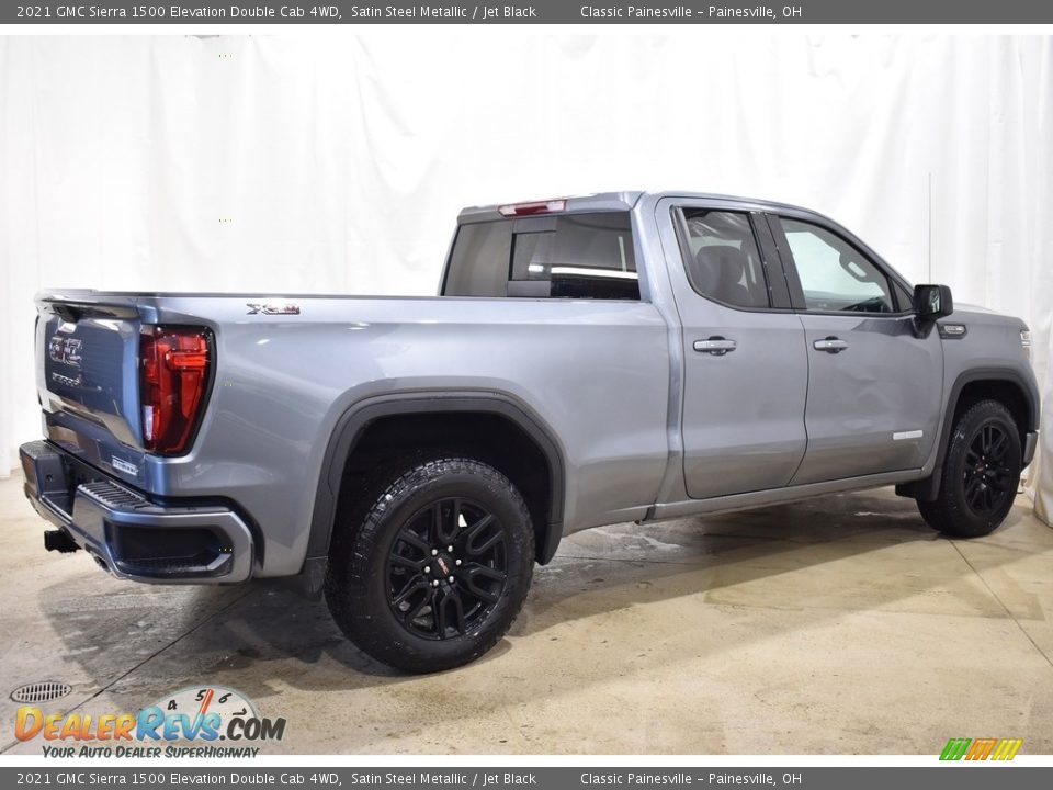 2021 GMC Sierra 1500 Elevation Double Cab 4WD Satin Steel Metallic / Jet Black Photo #2