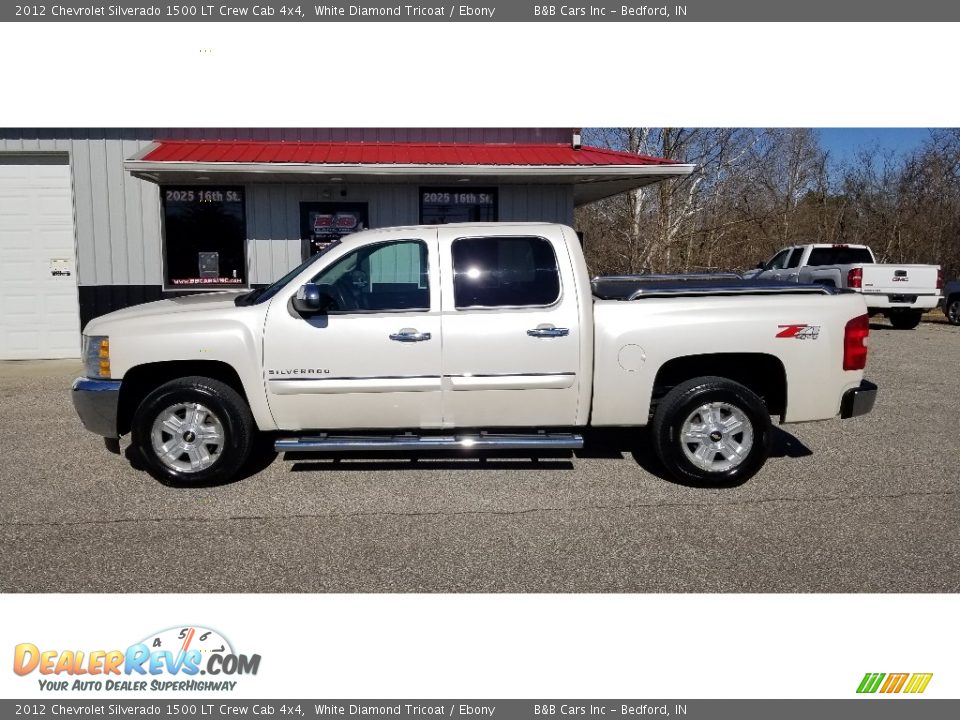 2012 Chevrolet Silverado 1500 LT Crew Cab 4x4 White Diamond Tricoat / Ebony Photo #2