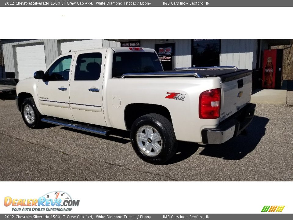 2012 Chevrolet Silverado 1500 LT Crew Cab 4x4 White Diamond Tricoat / Ebony Photo #3