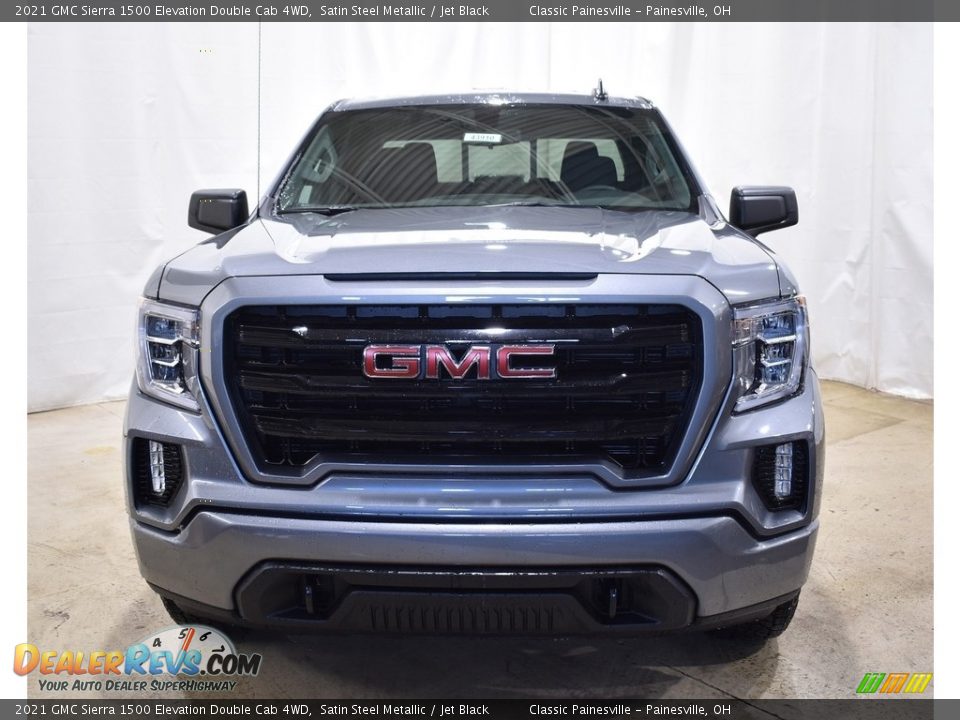 2021 GMC Sierra 1500 Elevation Double Cab 4WD Satin Steel Metallic / Jet Black Photo #4