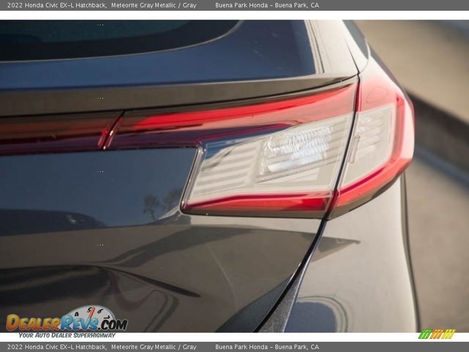 2022 Honda Civic EX-L Hatchback Meteorite Gray Metallic / Gray Photo #7