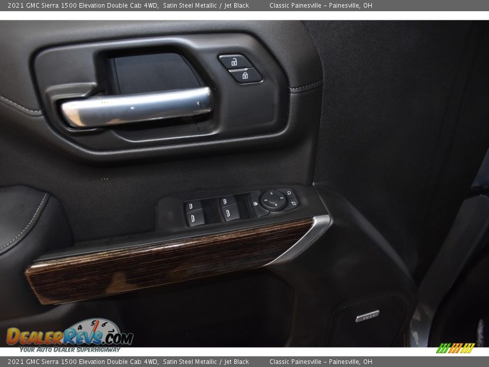 2021 GMC Sierra 1500 Elevation Double Cab 4WD Satin Steel Metallic / Jet Black Photo #8