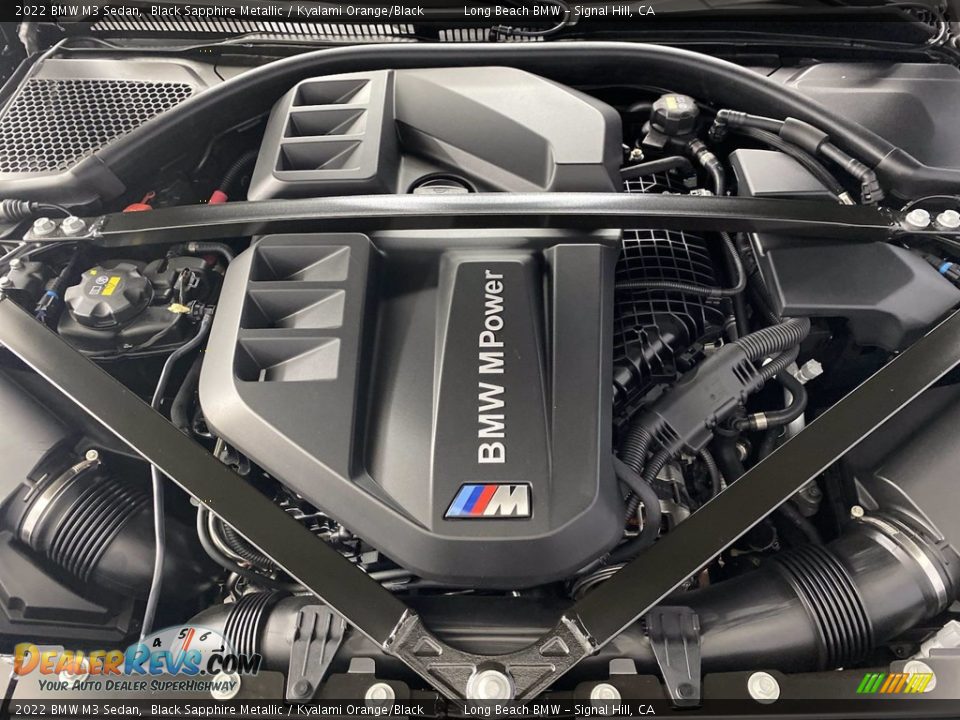 2022 BMW M3 Sedan 3.0 Liter M TwinPower Turbocharged DOHC 24-Valve Inline 6 Cylinder Engine Photo #9