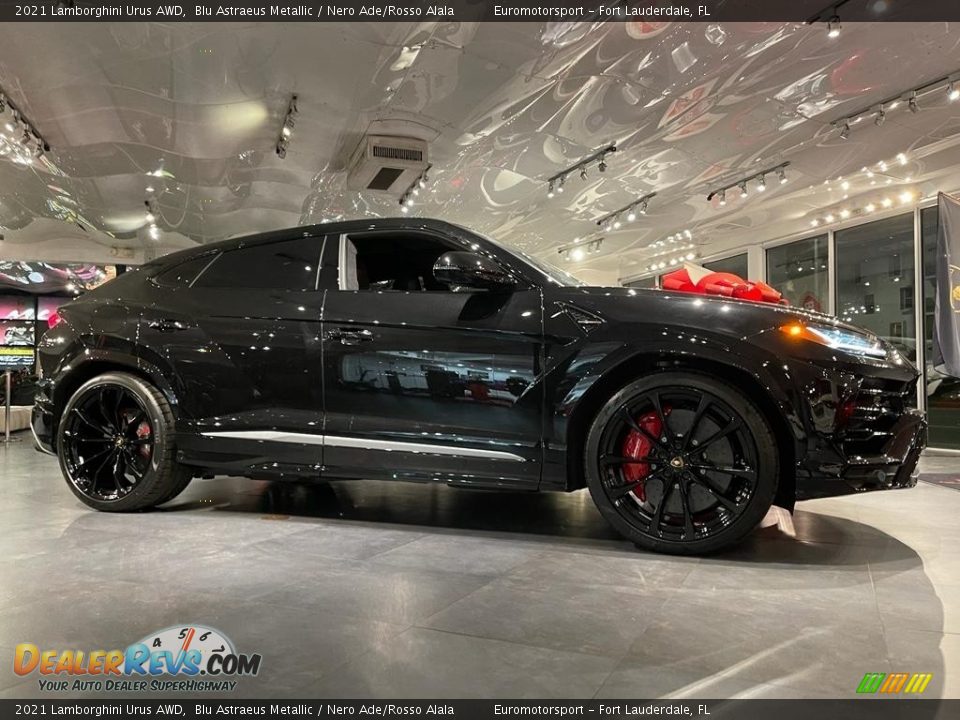 2021 Lamborghini Urus AWD Blu Astraeus Metallic / Nero Ade/Rosso Alala Photo #1