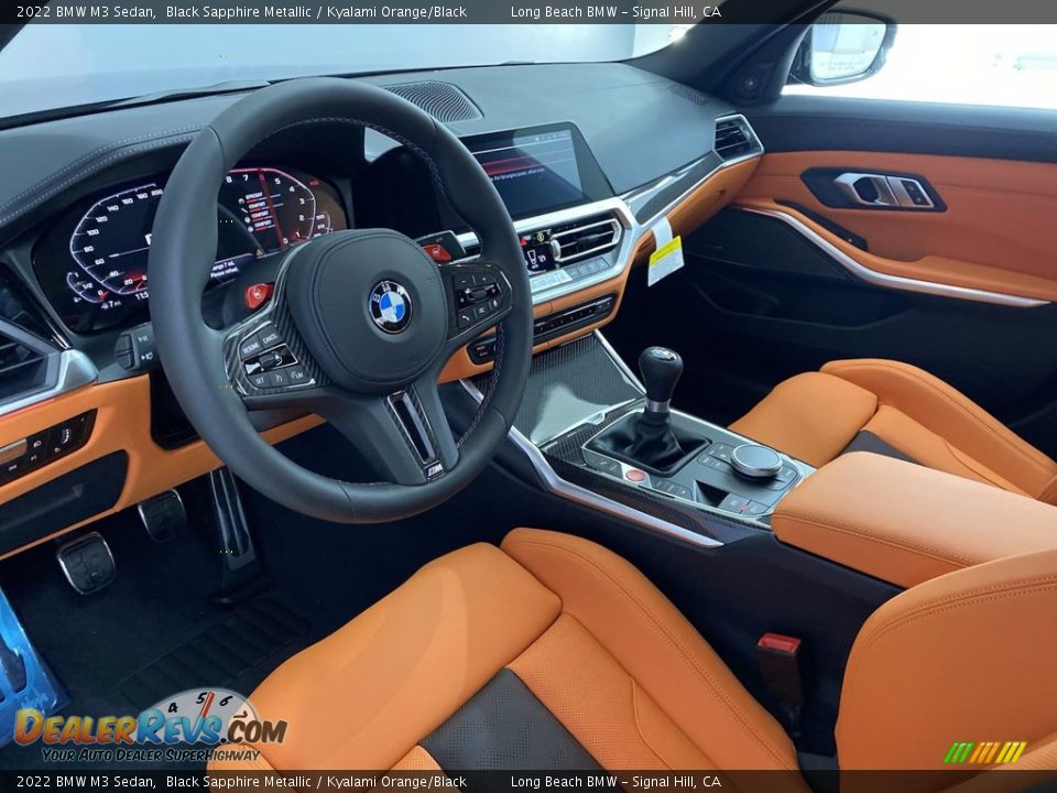 Kyalami Orange/Black Interior - 2022 BMW M3 Sedan Photo #12