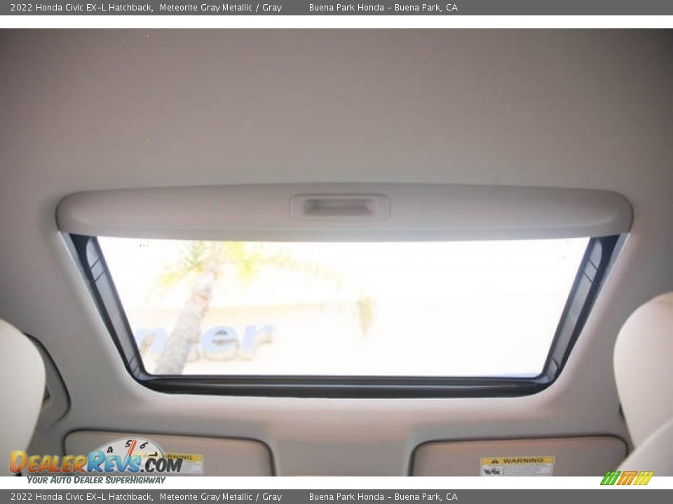 Sunroof of 2022 Honda Civic EX-L Hatchback Photo #25