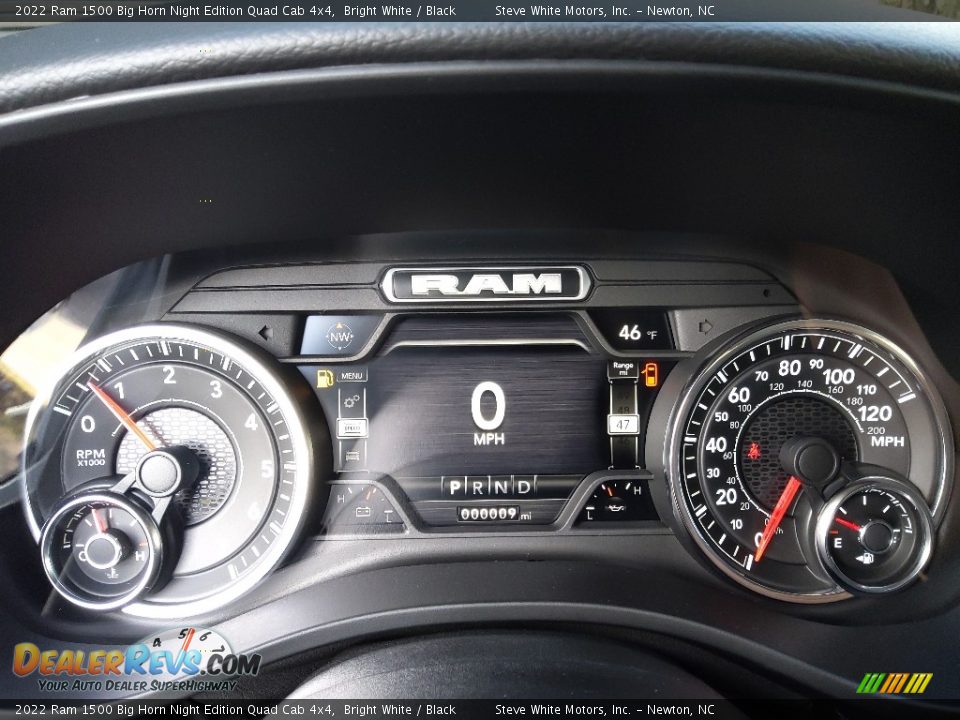 2022 Ram 1500 Big Horn Night Edition Quad Cab 4x4 Gauges Photo #21