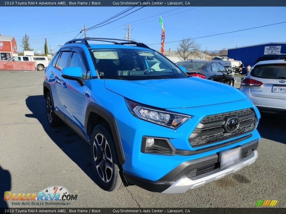 2019 Toyota RAV4 Adventure AWD Blue Flame / Black Photo #1