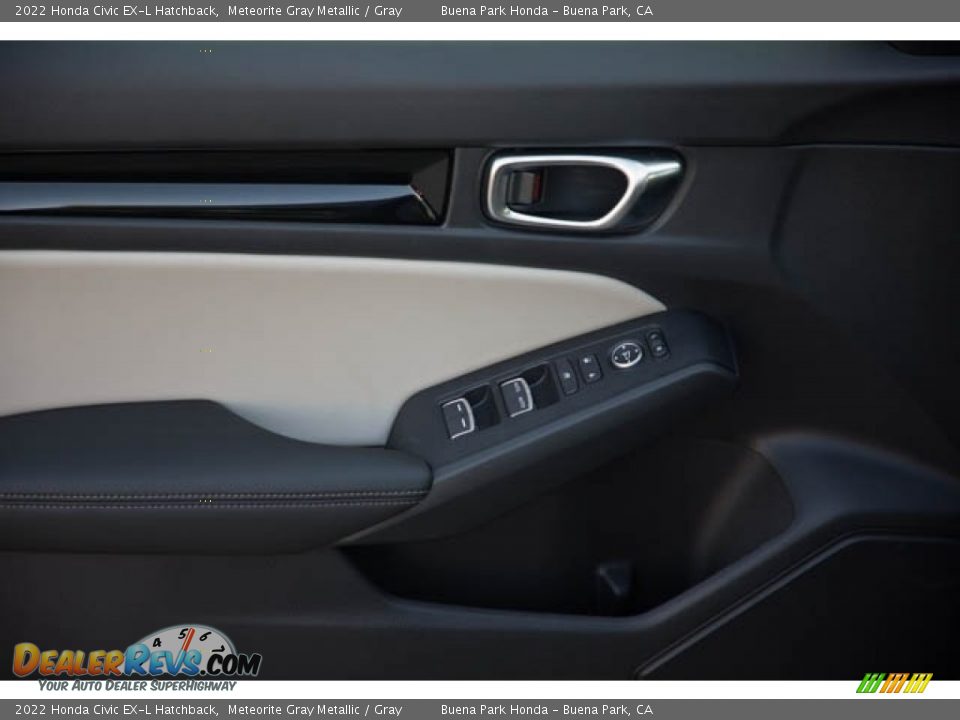 2022 Honda Civic EX-L Hatchback Meteorite Gray Metallic / Gray Photo #33