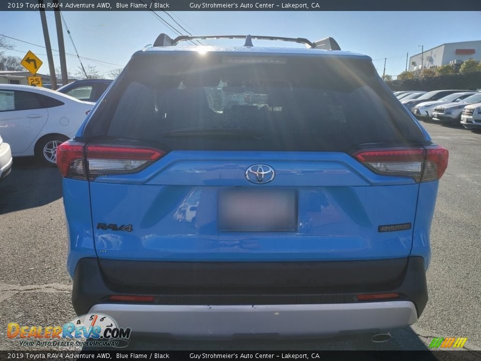 2019 Toyota RAV4 Adventure AWD Blue Flame / Black Photo #9