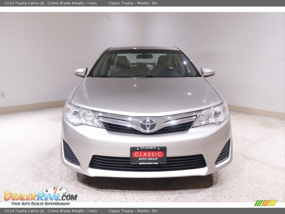 2014 Toyota Camry LE Creme Brulee Metallic / Ivory Photo #2