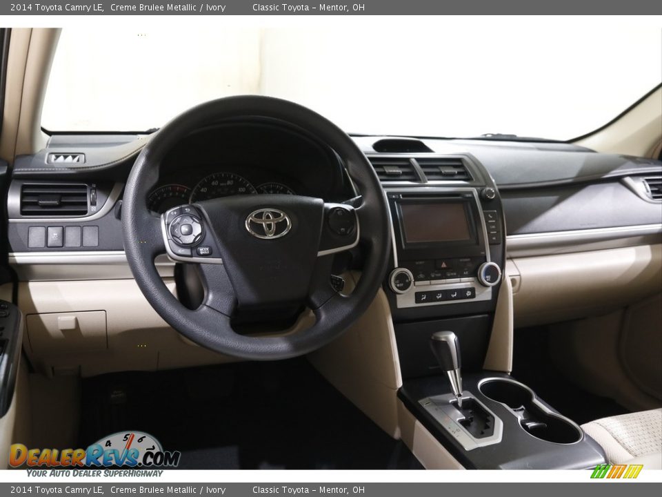 2014 Toyota Camry LE Creme Brulee Metallic / Ivory Photo #6