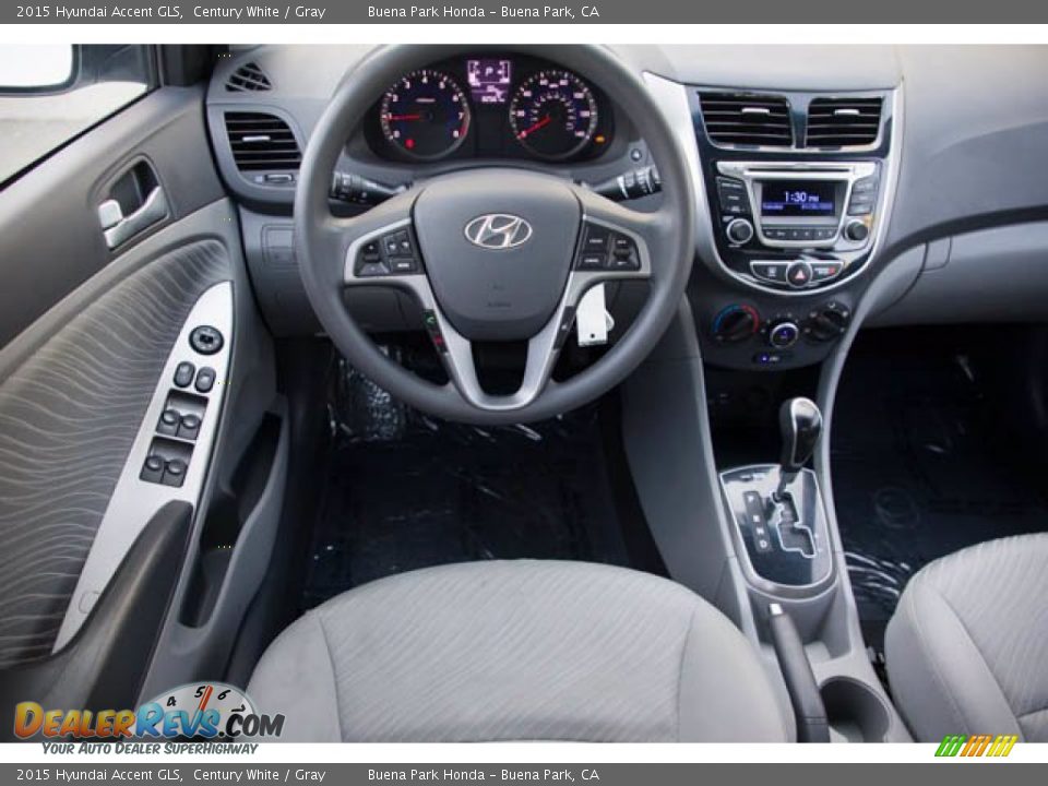 Dashboard of 2015 Hyundai Accent GLS Photo #5