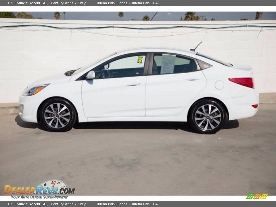 Century White 2015 Hyundai Accent GLS Photo #8