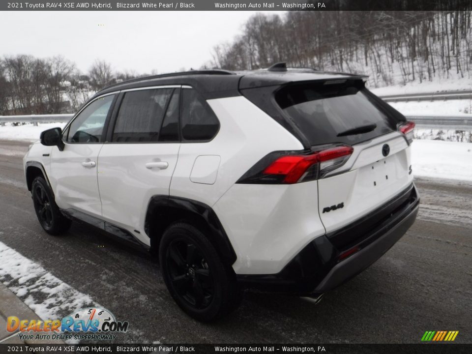 2021 Toyota RAV4 XSE AWD Hybrid Blizzard White Pearl / Black Photo #19