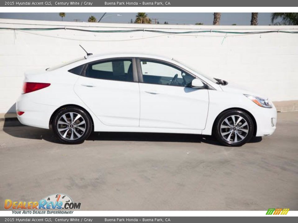 Century White 2015 Hyundai Accent GLS Photo #12