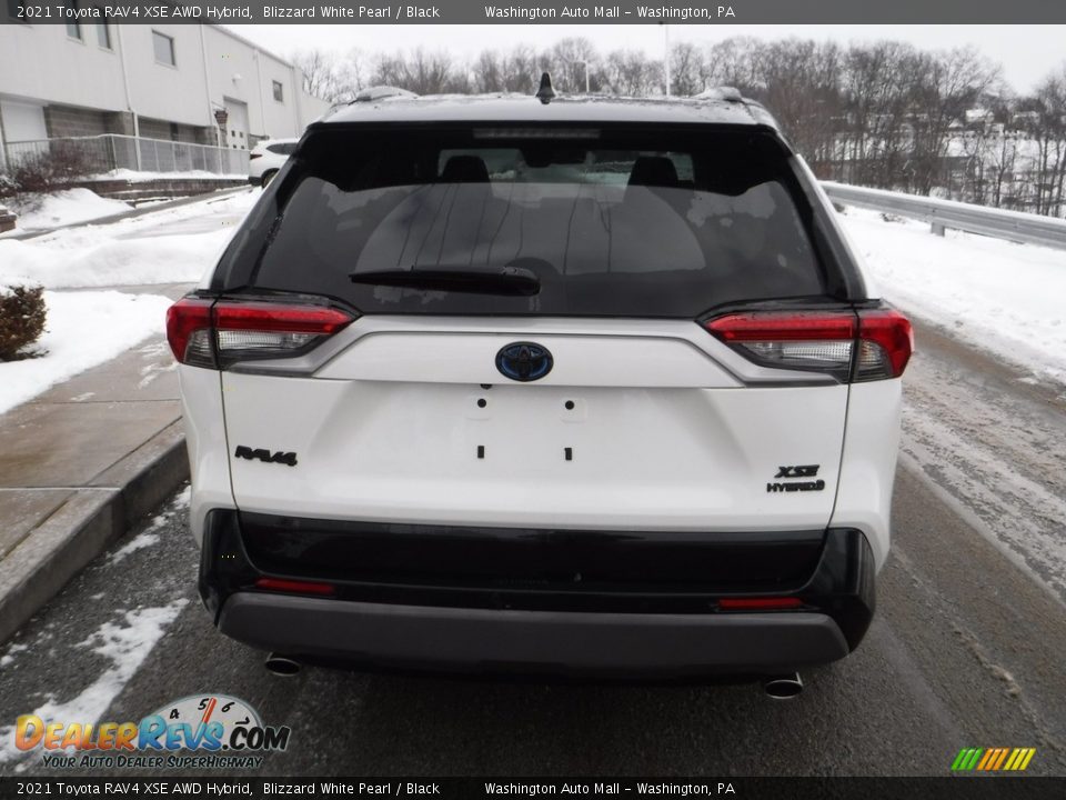 2021 Toyota RAV4 XSE AWD Hybrid Blizzard White Pearl / Black Photo #20