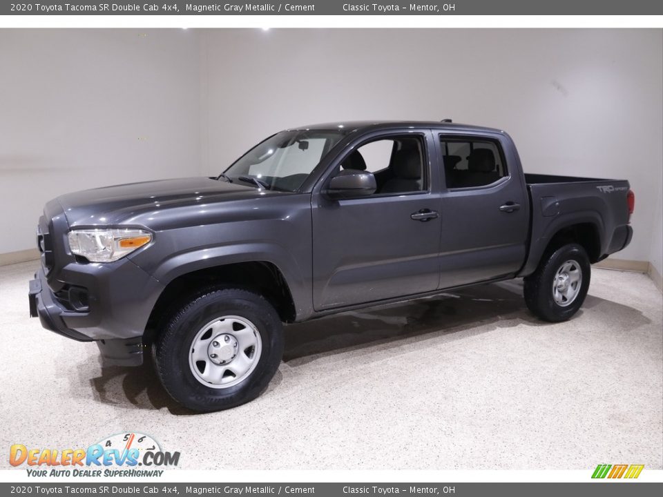 Magnetic Gray Metallic 2020 Toyota Tacoma SR Double Cab 4x4 Photo #3