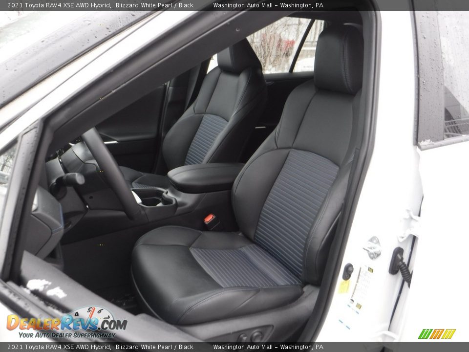2021 Toyota RAV4 XSE AWD Hybrid Blizzard White Pearl / Black Photo #27