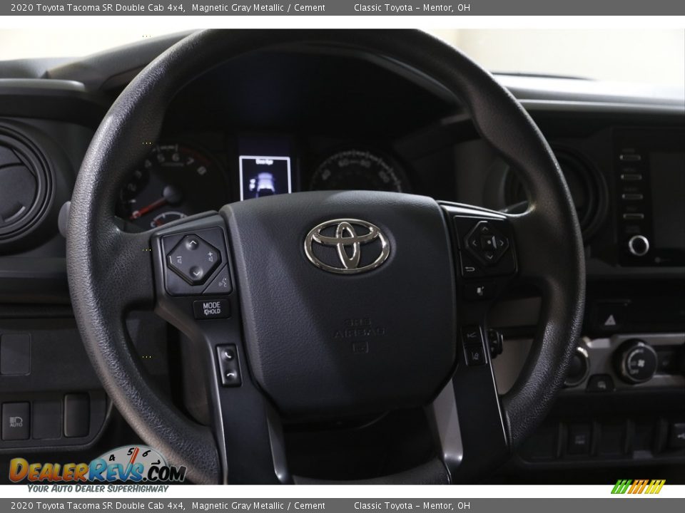 2020 Toyota Tacoma SR Double Cab 4x4 Magnetic Gray Metallic / Cement Photo #7