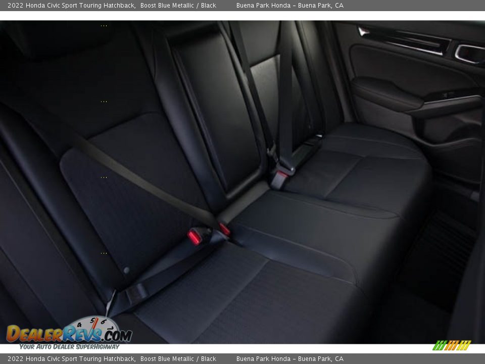 2022 Honda Civic Sport Touring Hatchback Boost Blue Metallic / Black Photo #29