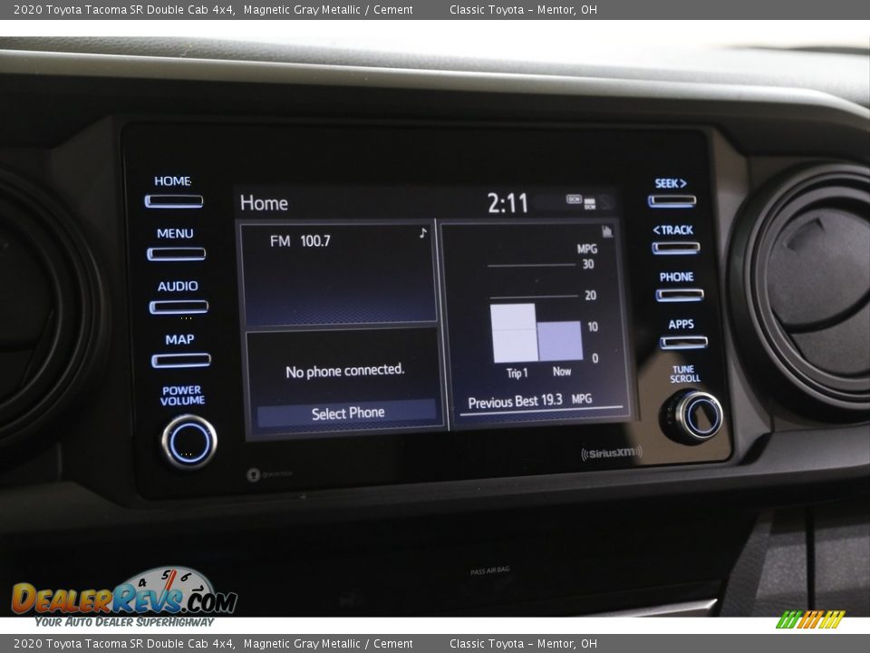 Controls of 2020 Toyota Tacoma SR Double Cab 4x4 Photo #10