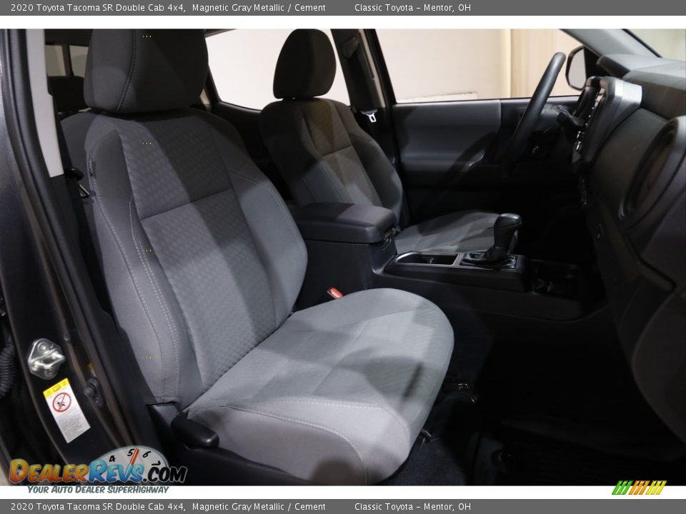 2020 Toyota Tacoma SR Double Cab 4x4 Magnetic Gray Metallic / Cement Photo #14