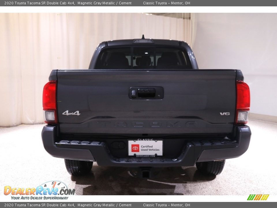 2020 Toyota Tacoma SR Double Cab 4x4 Magnetic Gray Metallic / Cement Photo #17