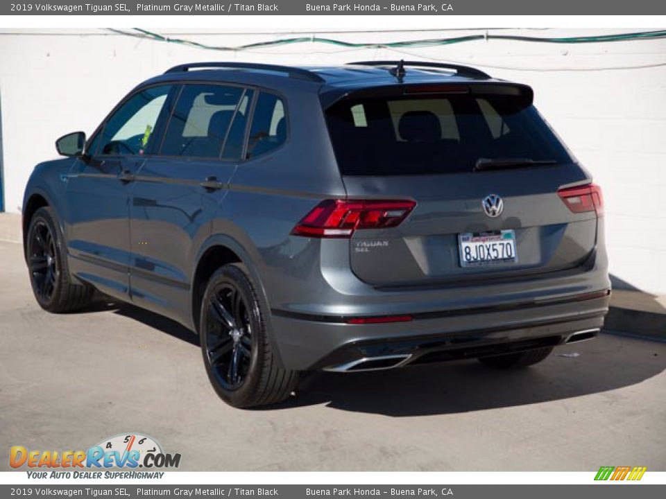 2019 Volkswagen Tiguan SEL Platinum Gray Metallic / Titan Black Photo #2