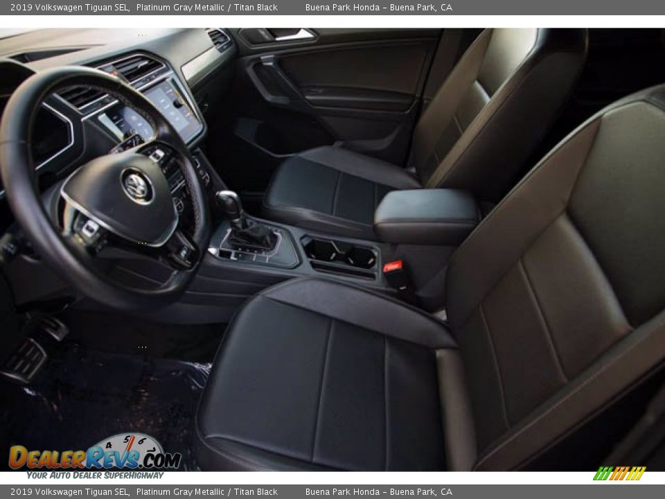 2019 Volkswagen Tiguan SEL Platinum Gray Metallic / Titan Black Photo #3