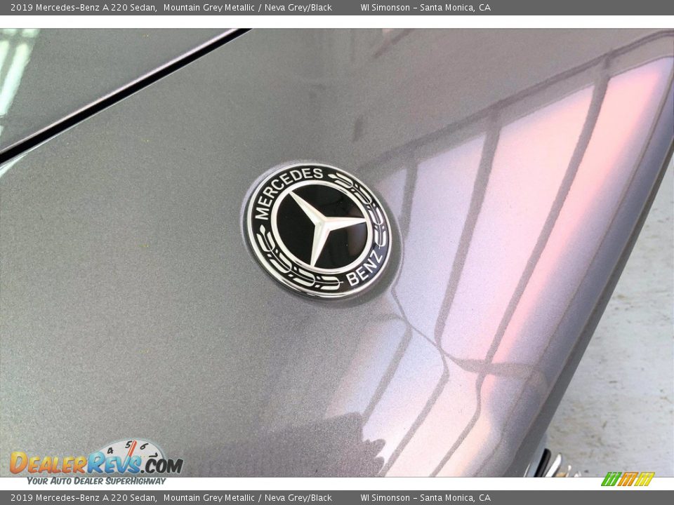 2019 Mercedes-Benz A 220 Sedan Mountain Grey Metallic / Neva Grey/Black Photo #30