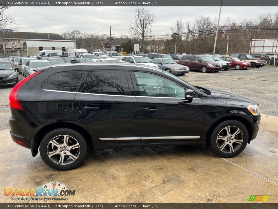 2014 Volvo XC60 T6 AWD Black Sapphire Metallic / Black Photo #4