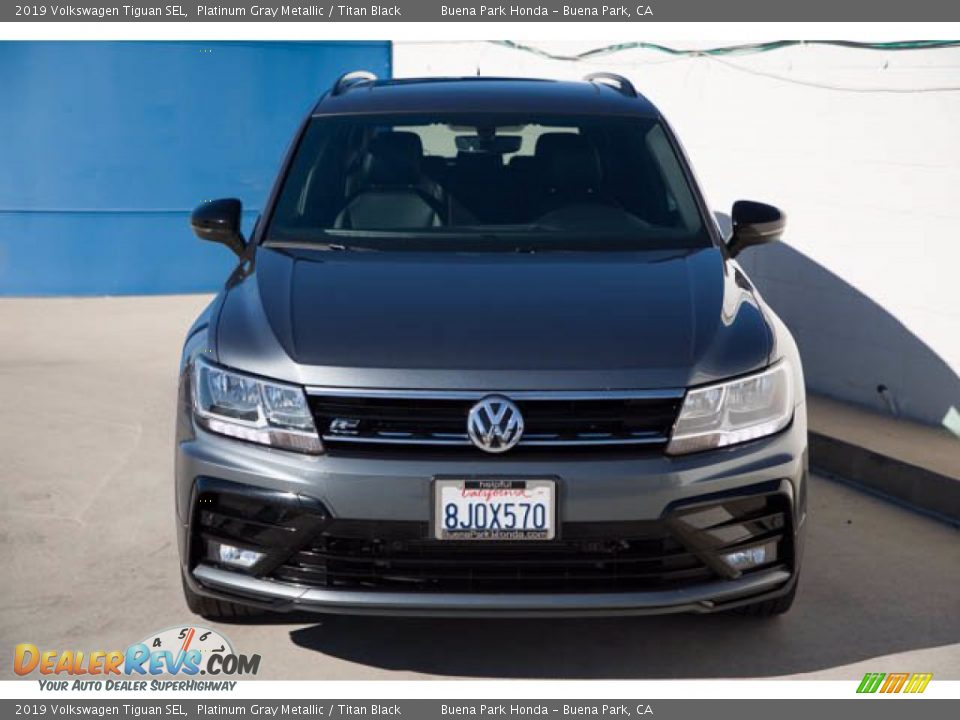 2019 Volkswagen Tiguan SEL Platinum Gray Metallic / Titan Black Photo #7