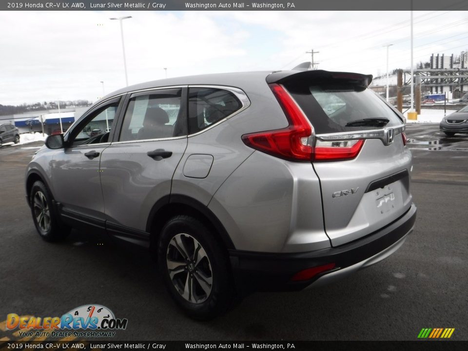 2019 Honda CR-V LX AWD Lunar Silver Metallic / Gray Photo #8