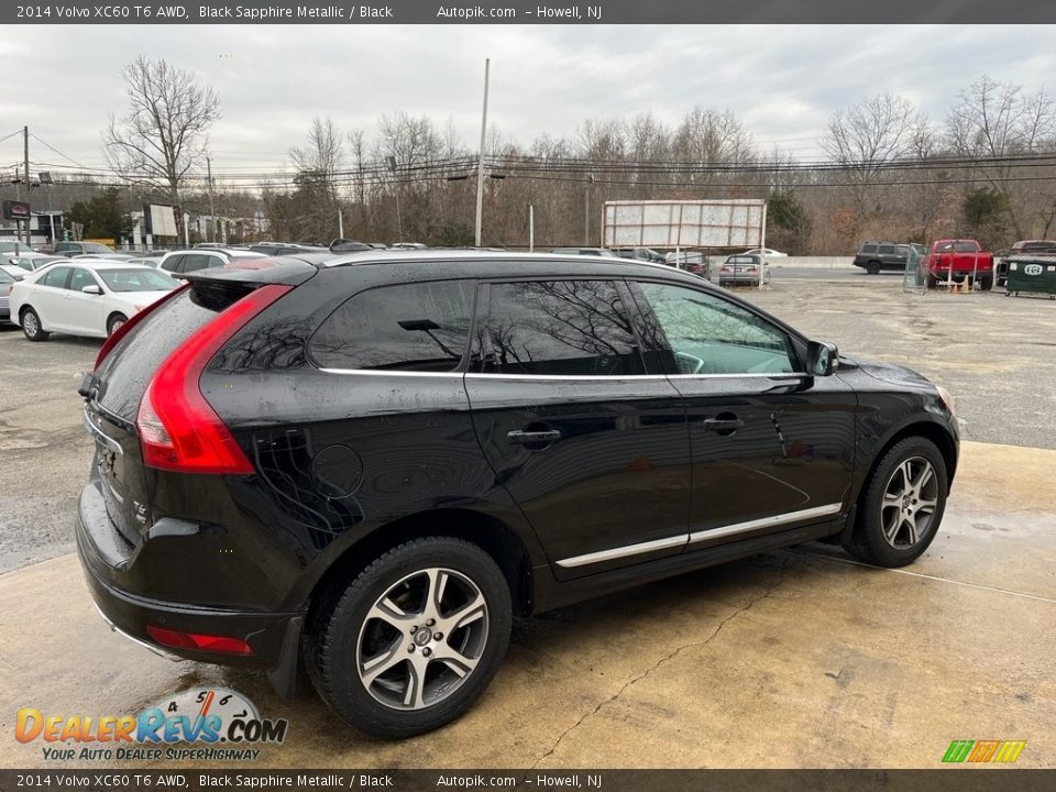 2014 Volvo XC60 T6 AWD Black Sapphire Metallic / Black Photo #5