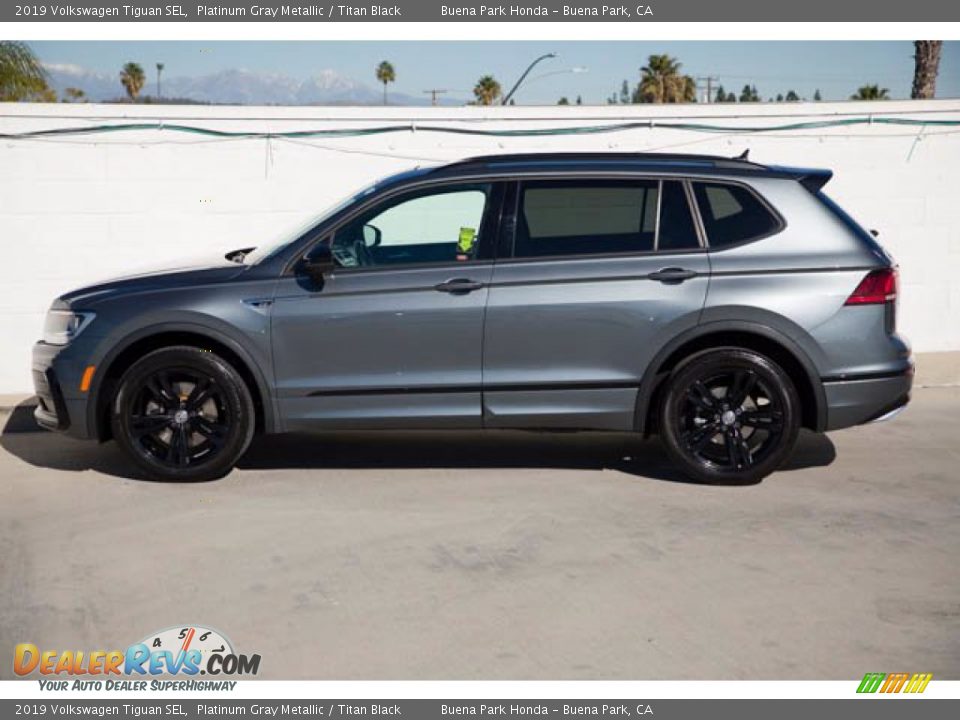 2019 Volkswagen Tiguan SEL Platinum Gray Metallic / Titan Black Photo #8