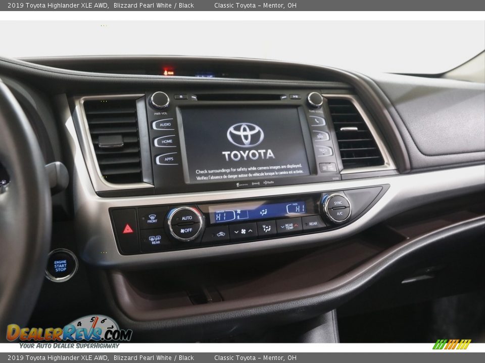 2019 Toyota Highlander XLE AWD Blizzard Pearl White / Black Photo #9