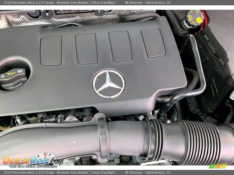 2019 Mercedes-Benz A 220 Sedan Mountain Grey Metallic / Neva Grey/Black Photo #32