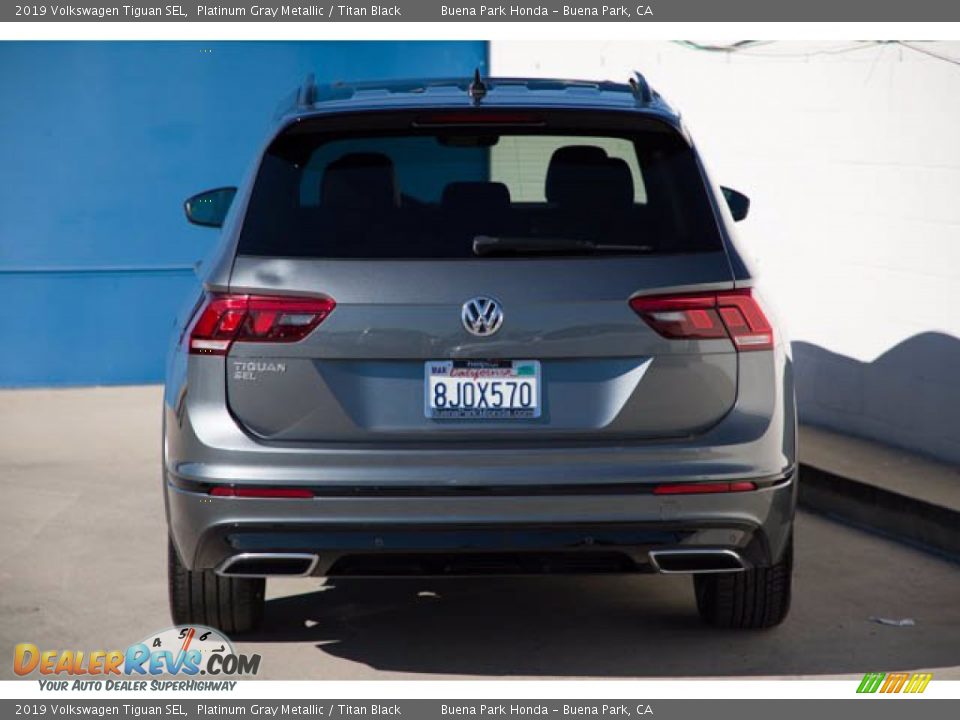 2019 Volkswagen Tiguan SEL Platinum Gray Metallic / Titan Black Photo #9