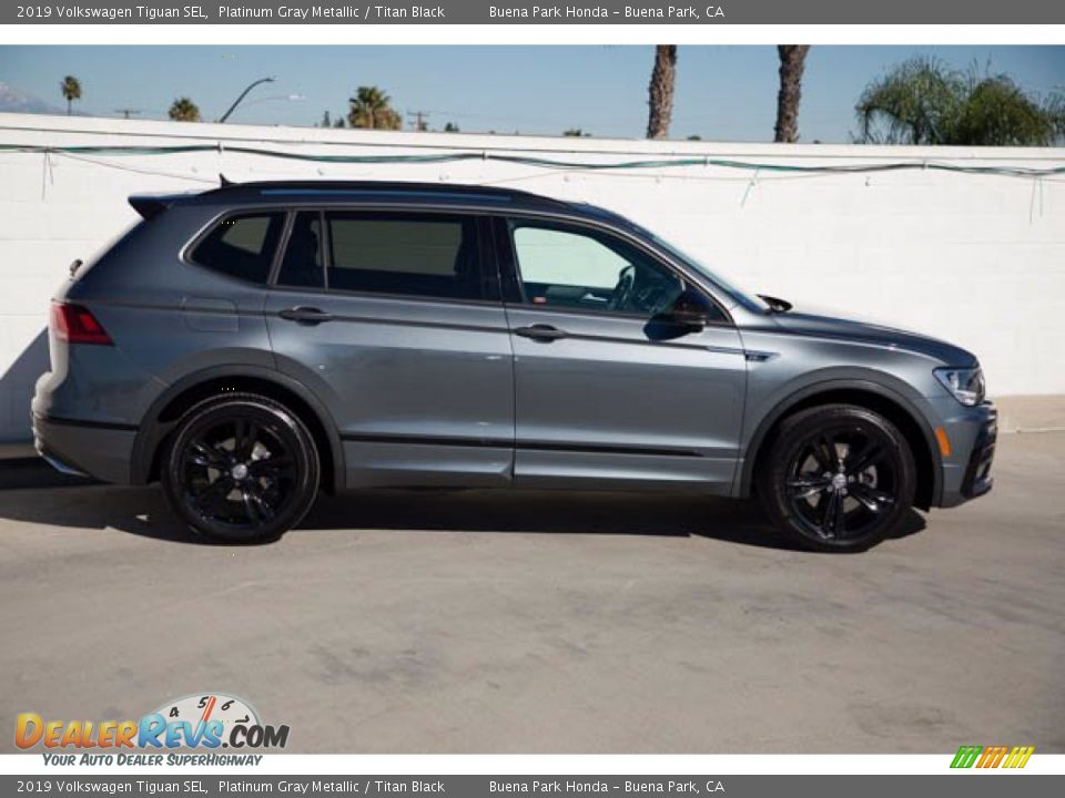 2019 Volkswagen Tiguan SEL Platinum Gray Metallic / Titan Black Photo #12